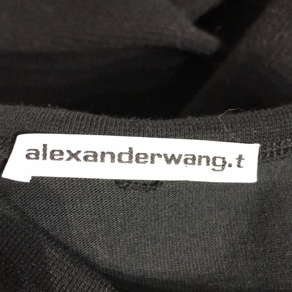 Alexander Wang T black tank dress with twist waist detail - Picture 7 of 7